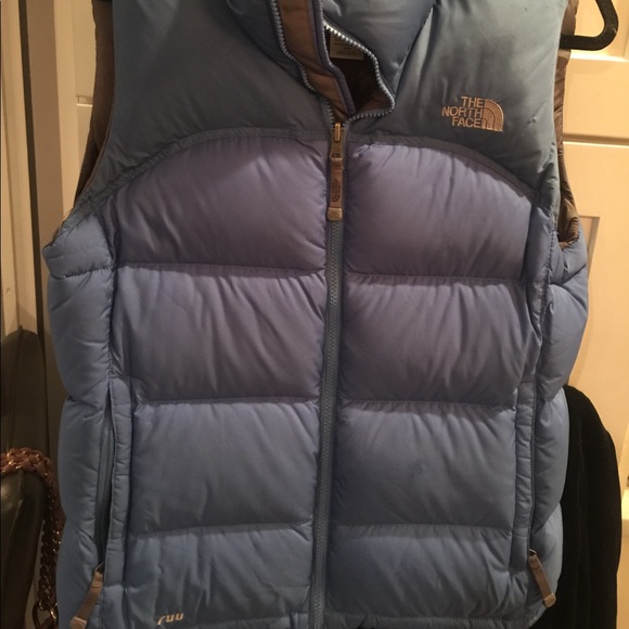 The North face retro Nhuptse puffer women’s vest MEDIUM bright Blue - Picture 9 of 9
